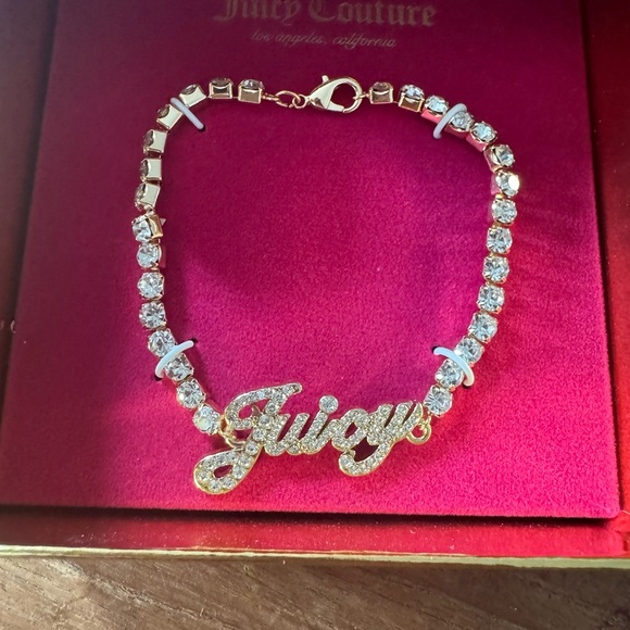 Juicy Couture Gold and Silver Crystal Bracelet - Picture 2 of 3